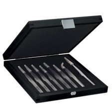 Bergeon 7028 Tweezer Set Of 8 Superalloy Twee...