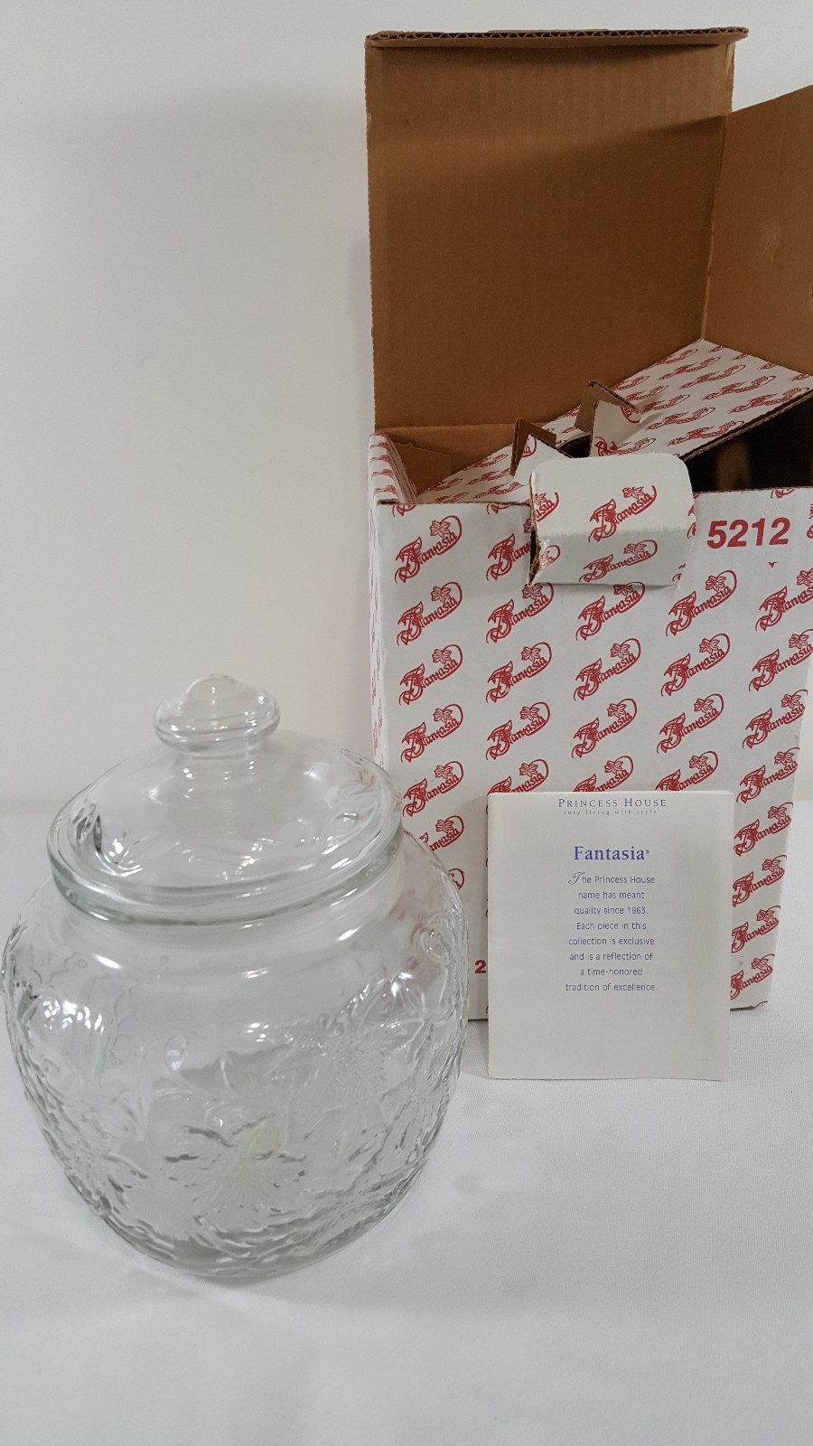 Princess House Fantasia Canister 5212 w/Box eBay