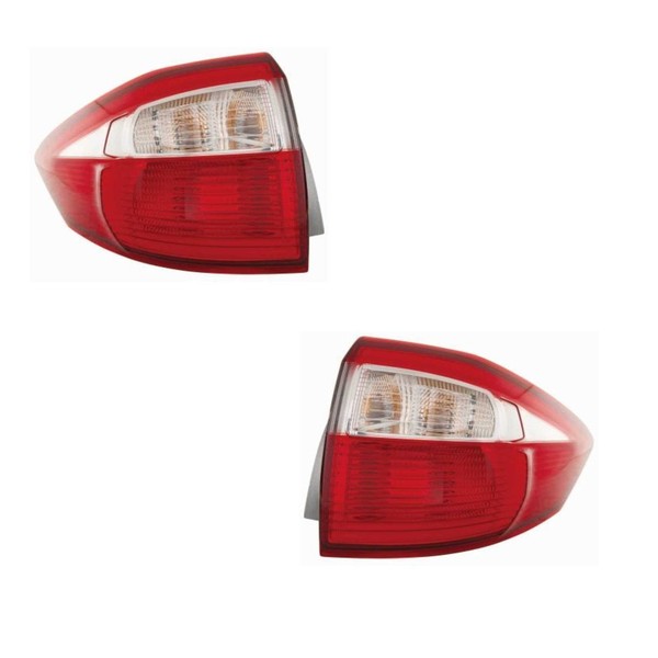 RüCkleuchten Heckleuchten Set Links Rechts FüR Ford C-Max II DXA/CB7 Dxa/Ceu Rot-image
