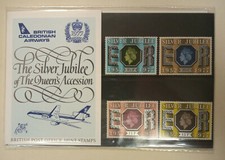 GB 1977 Jubilee Caledonian Airways Golden Lion Charity Private Presentation Pack