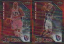 Vince Carter 2009-10 Upper Deck 3D STARS & Vince Carter/Devin Harris 3D STARS