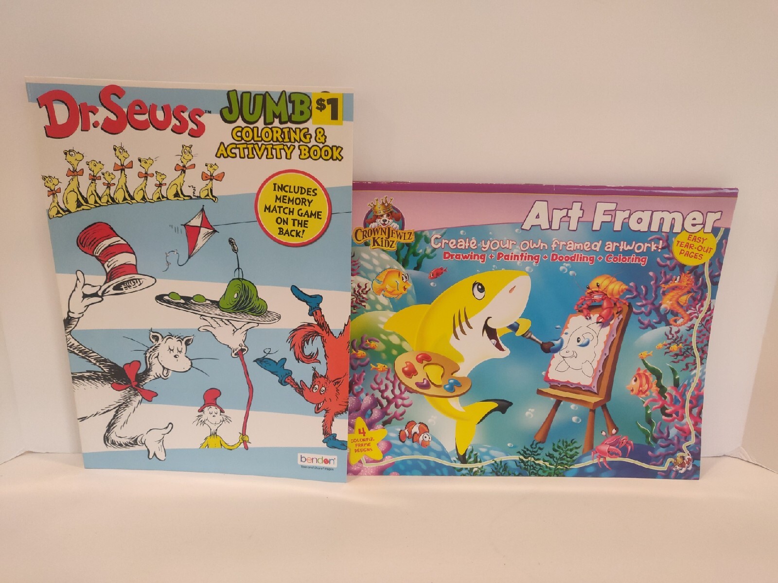 Dr. Seuss Jumbo Coloring and Activity Book + Art Framer Book eBay