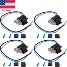 4 Pack For Frigidaire Refrigerator Defrost Bi-Metal Thermostat 5303918214