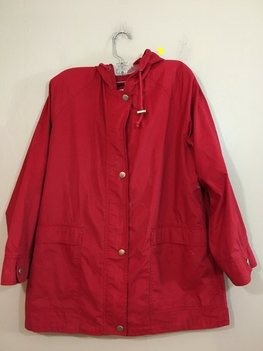 london fog red jacket