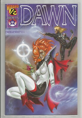 Dawn 1/2 1996 Sirius  Wizard Comics with COA