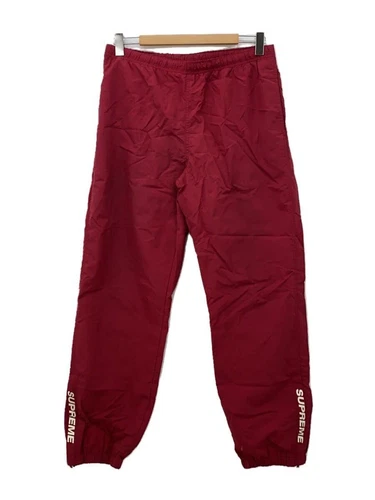 Pantalon d'échauffement Supreme Others 18FW bas L nylon rouge solide occasion