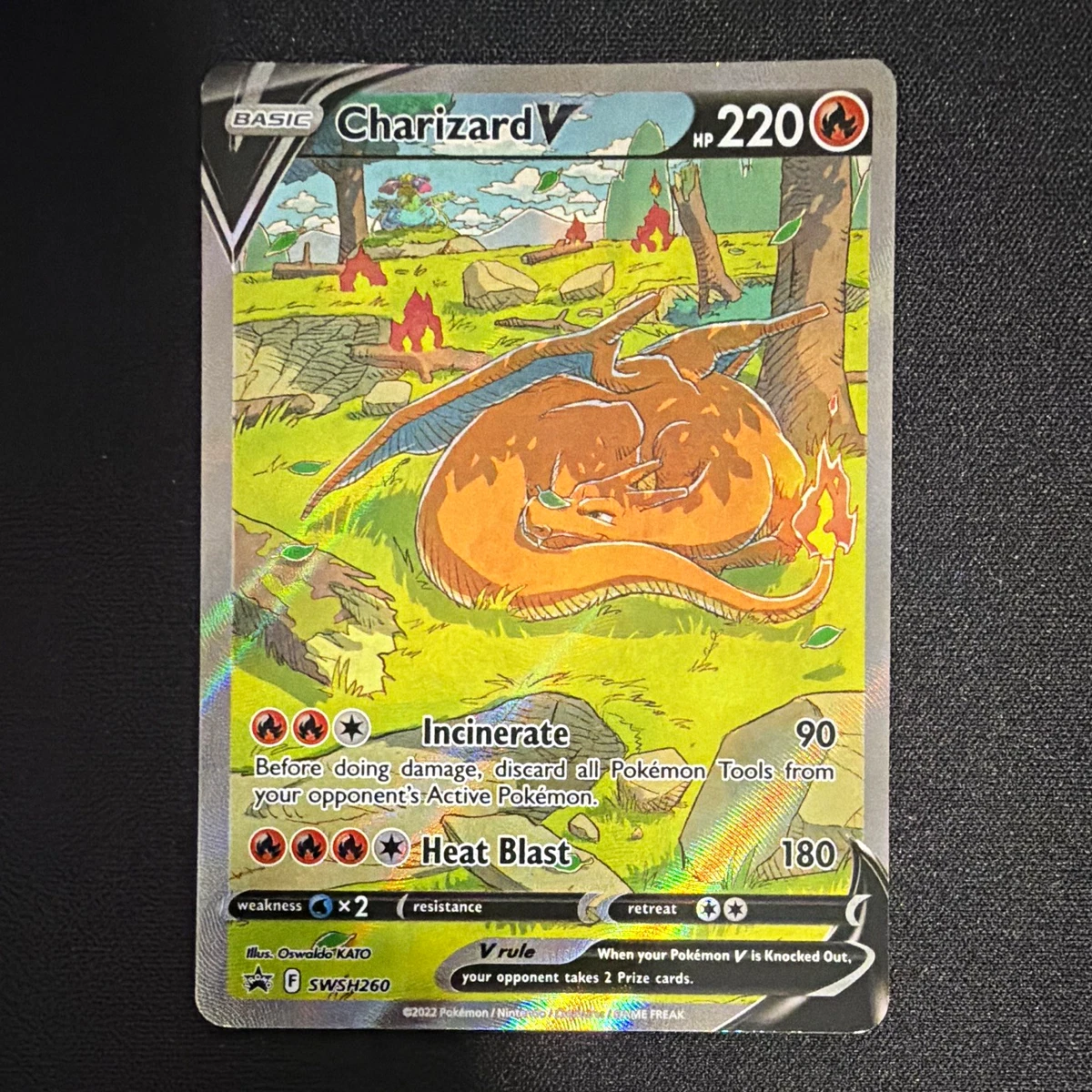 d*7様 英語版 リザードンV SWSH260 UPCプロモ 25+ Charizard V SWSH260 SWSH: Sword & Shield Promo Cards for sale