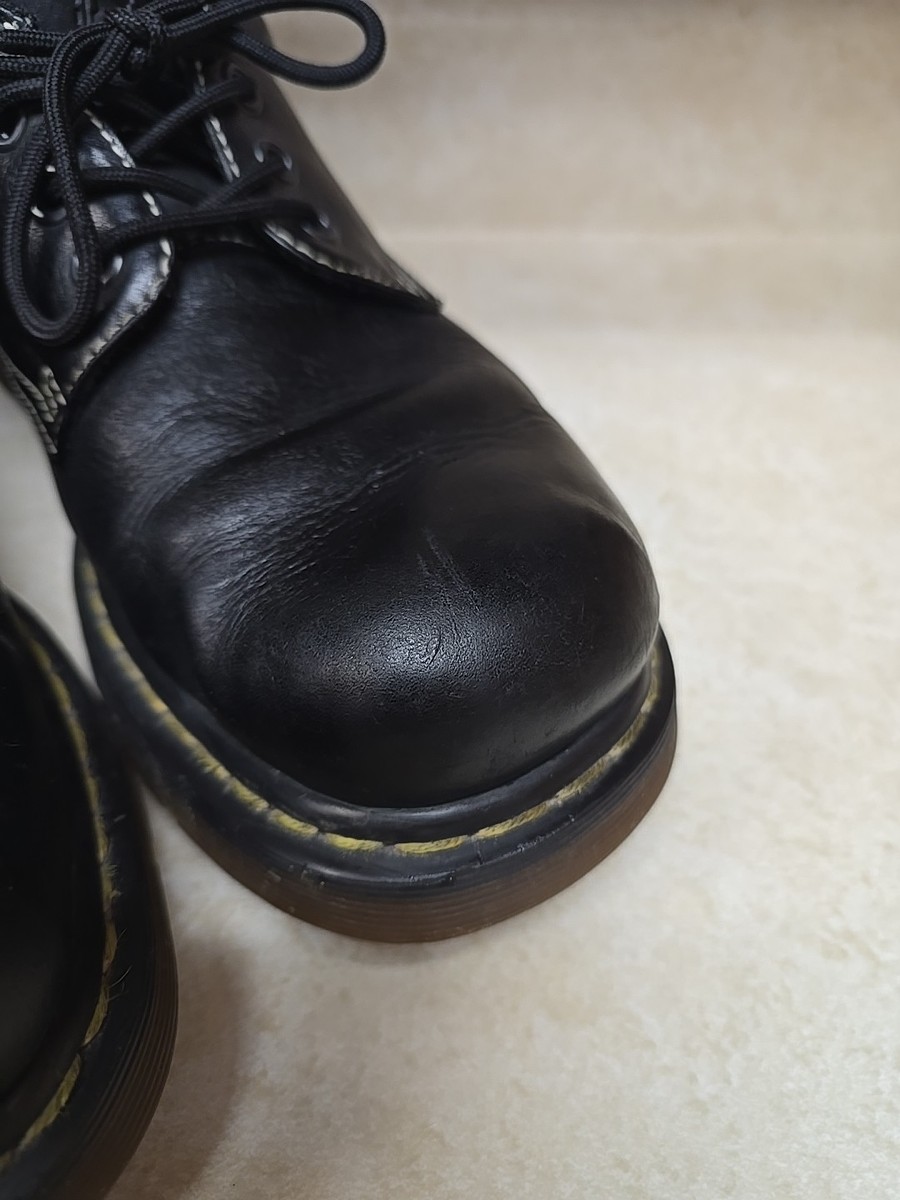 Vintage Dr. Martens 11273 Mens 13 US Black Leather Chunky  display picture 2