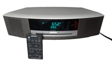 CD INOP REPAIR Bose Wave III Music System AM/FM CD Radio Remote 6-Presets Silver