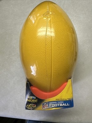 1998 Nerf NFL Packers original turbo football w/ kicking tee NEW