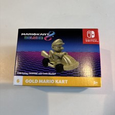 McDonald's Super Mario Kart 8 Deluxe Nintendo Happy Meal Toy Gold Super Mario