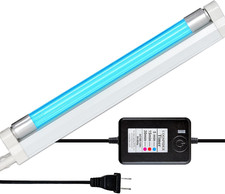 6W UV Light Ozone Free,253.7Nm Sanitizer Lamp with 3 Time Gear, UVC Lamp for Sho