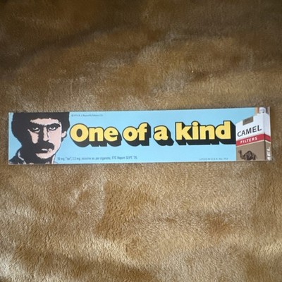 Camel Filters Advertising Sign One of a Kind Tobacco Collectible 1976
