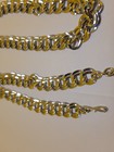 MCM Retro Monet Silver Toned Chain Necklace Statement Piece 30" — photo 3