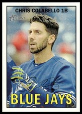 2016 Topps Heritage #202 Chris Colabello Toronto Blue Jays NM+