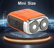 Mini Shaver USB Rechargeable Pocket Sized Portable Electric Shaver Razor For Men