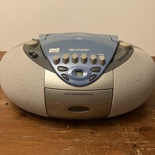 Sharp QT-CD180 QTCD180 Portable CD AM FM Stereo No Tape Player