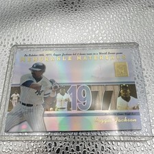 Topps Tribute Reggie Jackson #MEM-RJ Yankees Memorable Materials Game-Used Bat