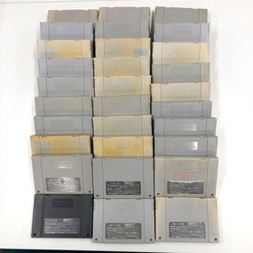 Nintendo Super Famicom Game Software 60 Pack Lot Japan Bundle & SFC Set