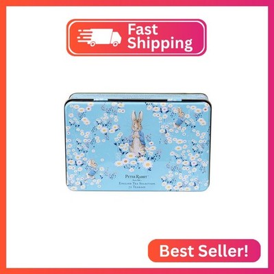 New English Teas Peter Rabbit Daisies Tea Selection Tin with 72 Teabags