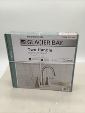 Glacier Bay Melina 4 in Centerset Bathroom Faucet 2 Handle Brushed Nickel