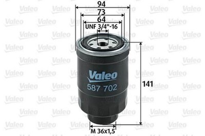 VALEO Kraftstofffilter Für NISSAN FORD CARBODIES LDV LTI Almera I II E 1112654