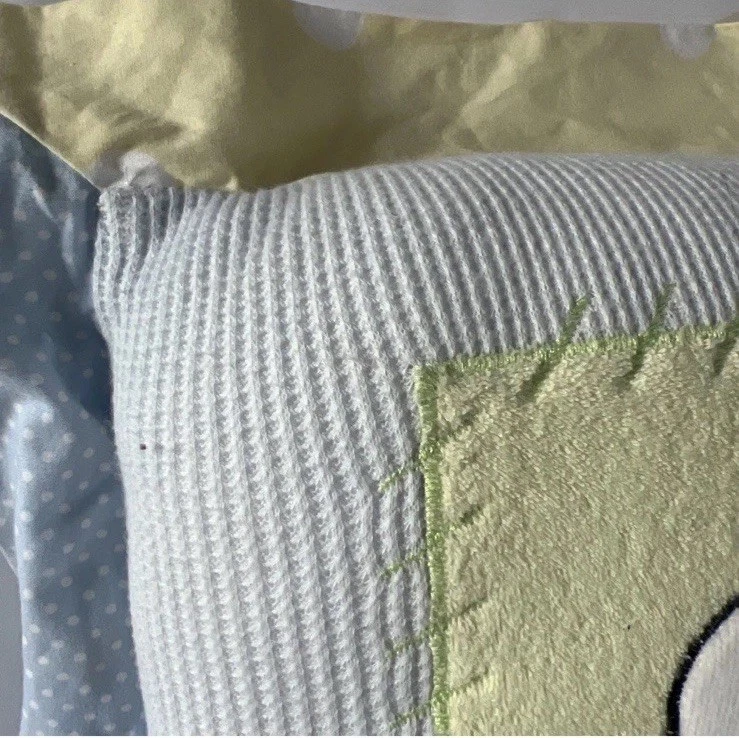 Difícil de encontrar Almohada Peanuts Little Snoopy Pastel Corderos e Hiedra 14 pulgadas Terry Hecho en EE. UU. Foto 4 de 4