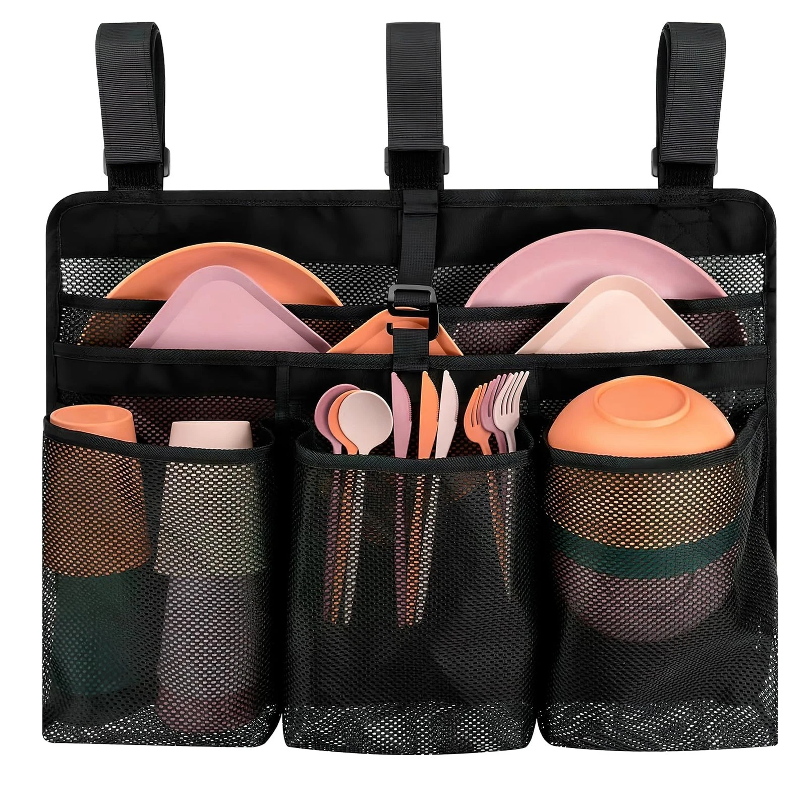 Hagsfire Camping Dish Drying Bag, Collapsible, Portable Mesh Drainer Rack for...