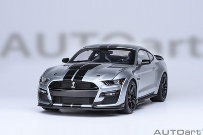 1/18 Ford Mustang Shelby GT500 Iconic Silver Model Car By AUTOart