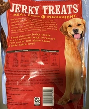Jerky Treats American Beef Dog Snacks 60 oz 2 Pack Soft Chewy Dog Treats
