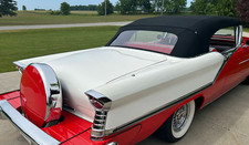 1957-1958 Buick Olds New Convertible Top Plastic Window Ez On Black Cloth