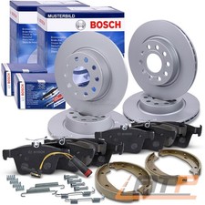 BOSCH Bremsscheiben +Bremsbeläge +VWK +Handbremse Vorne+Hinten für MERCEDES-BENZ