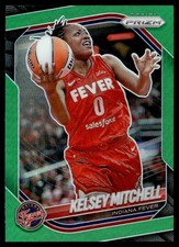2025-26 Prizm WNBA Green Prizms Kelsey Mitchell Indiana Fever #121