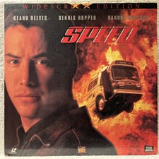Speed LASERDISC Keanu Reeves Dennis Hopper Sandra Bullock Jeff Daniels