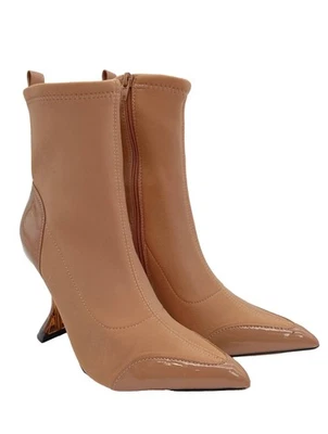 RIVER ISLAND Reißverschluss-Stiefeletten Damen Stiefeletten Gr. DE 37 nude - Bild 1 von 4