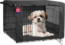 Breathable Dog Crate Cover 24 Inch, Durable Heavy Duty Kennel Cover, Dual Zipper