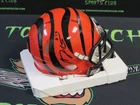 AJ GREEN AUTOGRAPHED SIGNED CINCINNATI BENGALS MINI HELMET BAS BECKETT SS2