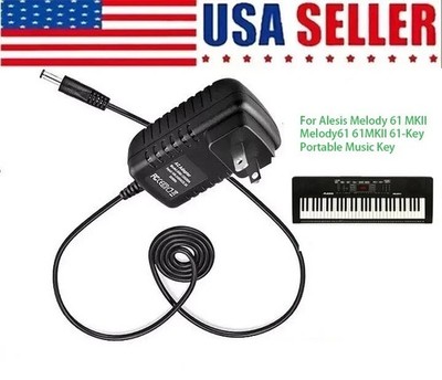 Charger Fits for Alesis Melody 61 MKII Melody61 61MKII 61-KeyPortable Music Key