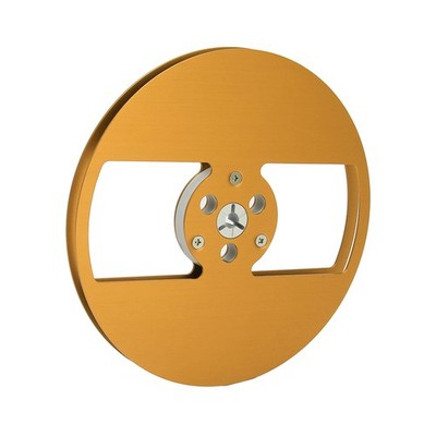 1/4 7 Inch Empty Tape Reel Aluminum Alloy 2 Holes Universal Open Reel Takeup