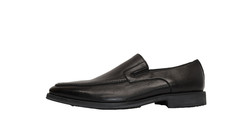 New Bruno Magli RAGING Loafer Leather Slip-on Black Size 11 M DD466A