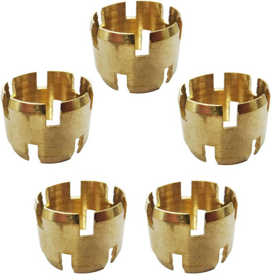 Brass DOT Air Brake Hose Ends Fitting, Sleeve, 1/2'' I.D. Tubing, Pack of 5