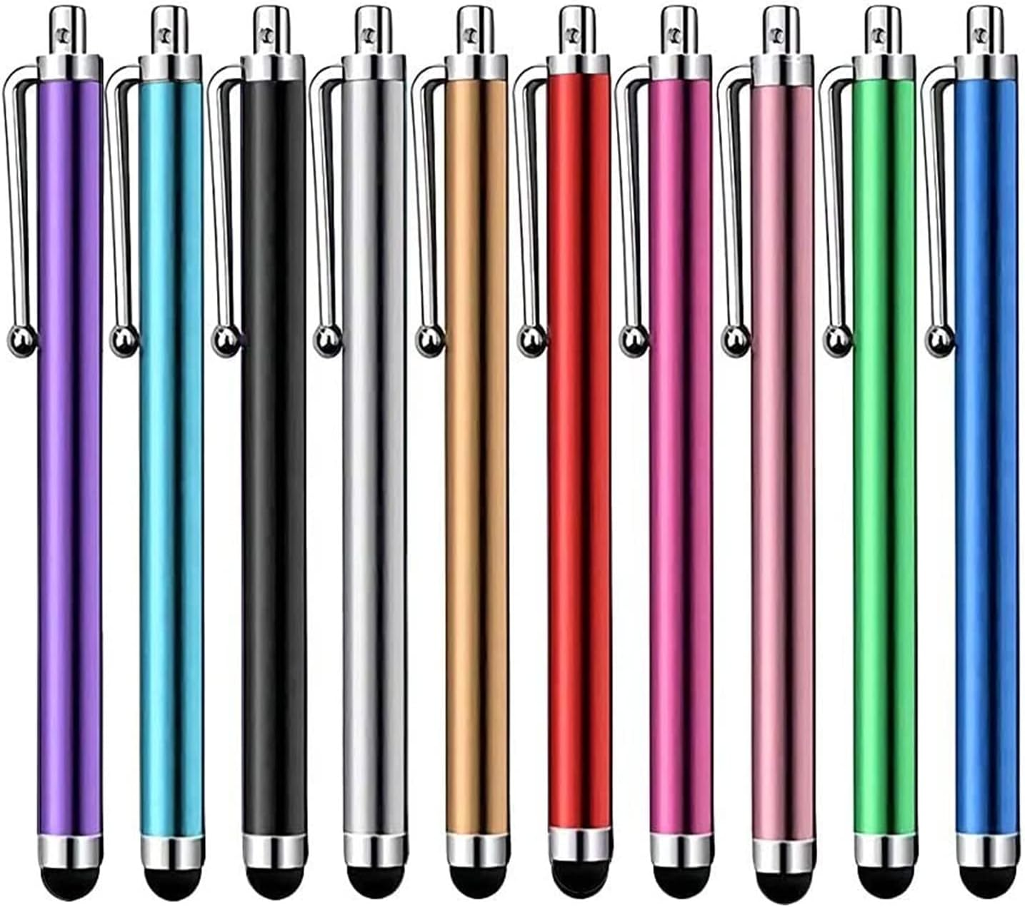 10-Pack Universal Stylus Pen for iPad, Tablets & Touch Screens