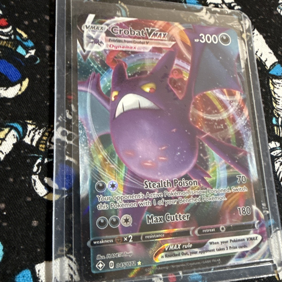 Crobat VMAX Ultra Rare Shining Fates 045/072 NM w top loader | eBay
