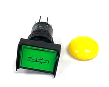 IDEC AL6-M PUSHBUTTON SWITCH SUPER BRIGHT LED PLC INPUTS OAL1-1/2"