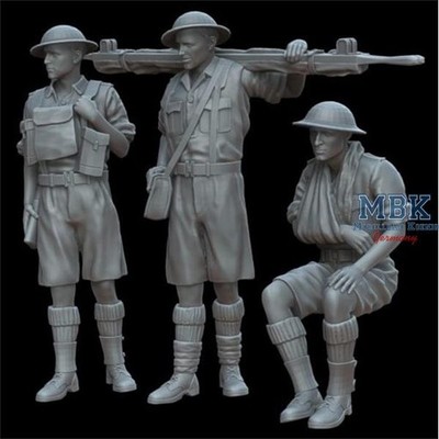 White Storck Miniat. WSM-F72092 British soldiers North Africa 1941
