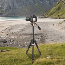 5-Sections Tripod Holder Tripod Stand Photography Stabilized Clamping Head