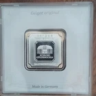 Geiger Edelmetalle 1 oz 999 Silver Bar Schloss Guldengossa AG Made in Germany