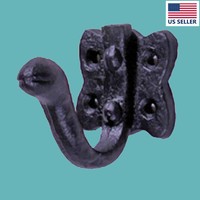 Robe Hook Black Wrought Iron | Renovator's Supply on sale Robe Hook Black Wrought Iron | Renovator's Supply on sale