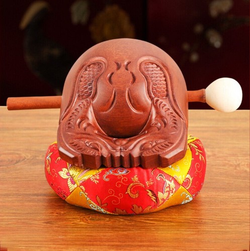 3 inch Red Sandalwood Fish Instrument for Buddhist Chanting and ...