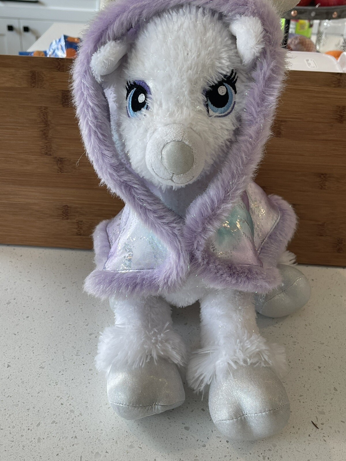 Build a Bear Glisten White Reindeer 16